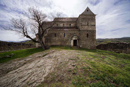Fortified Church in Cisnadioaraの写真素材