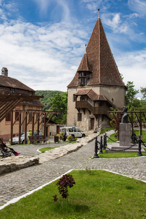 Tower dwelling in Sighisoaraのeditorial素材