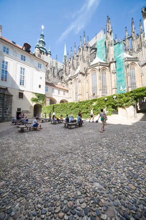 Third courtyard of Prague Castleのeditorial素材