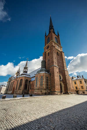 Riddarholm Church, Riddarholmen, Old town, Stockholm, Sweden.の写真素材