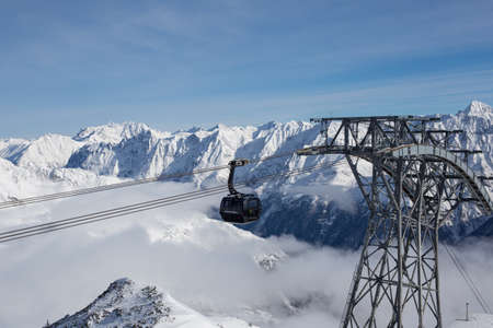 Alps Panorama in Solden, Austriaのeditorial素材