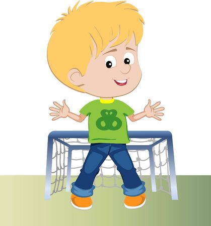 Goalkeeperのイラスト素材