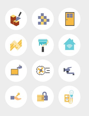 Handyman iconsのイラスト素材