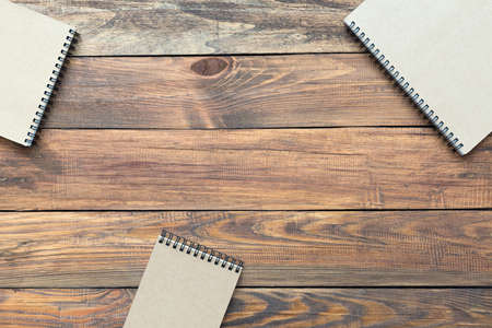 Abstract Business and Lifestyle Composition on Woodの写真素材