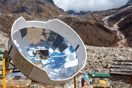 Iron Cattle warming inside special solar Heaterの写真素材