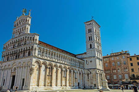 church San Michele in Foro in Luccauccaのeditorial素材