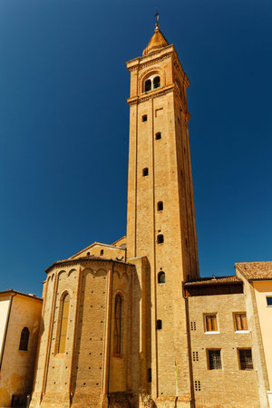 view to cathedral in Cesena