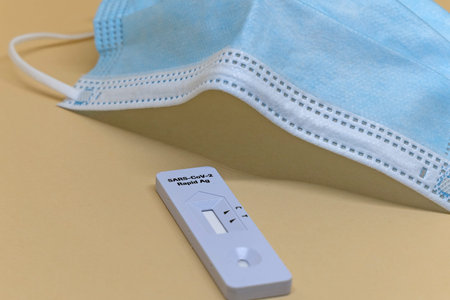 COVID-19 rapid self test set and medical face mask