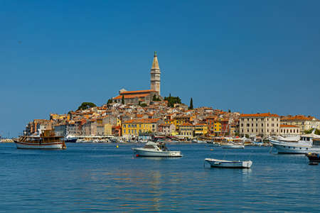 Rovinj peninsula in Croatiaのeditorial素材
