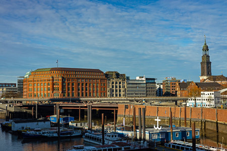 HafenCity quarter in Hamburgのeditorial素材