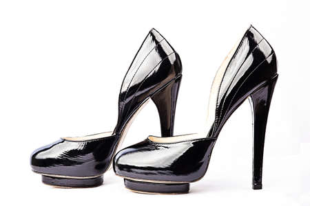 Two sexy black shoesの写真素材