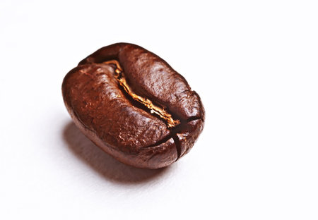 Coffee roasted bean on white background
