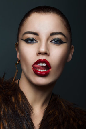 woman with accessory