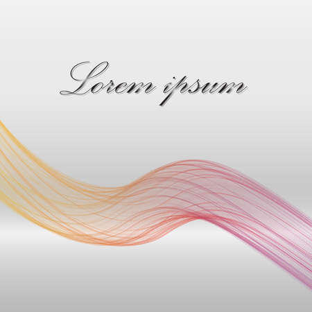 Fluid Gradient Color Orange and Pink Company Logo Graphic Designのイラスト素材