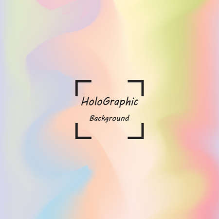 Abstract Holographic Background, Blurred Background For Cover, Design template, Vector Illustrationのイラスト素材