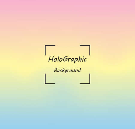 Holographic Background, Holographic Foil, Blurred, colorful card, Watercolor Design, Rainbow Color, Vector Illustrationのイラスト素材