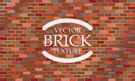 Brick texture, Seamless Wall Background, Grunge Text, Minimalist style, Design for Poster, banner, Vector Illustrationのイラスト素材