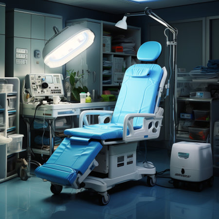 Medical Device, Equipment, operating room, Clean, Health care, AI Generated.の素材