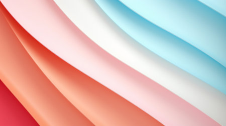 Pastel color papercut design on background.の素材