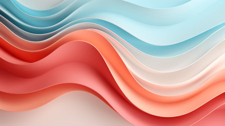 Pastel color papercut design on background.の素材