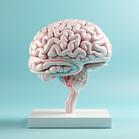 A Human brain model, Human design, Smart mind.の素材
