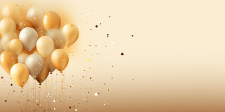 Abstract Shiny Luxury Frame, Gold Color, Premium gift design, Party, invitation card, copy space for text, word.の素材