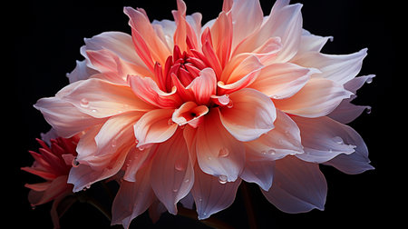 Closeup beautiful Flower, Colorful flower for greeting cardの素材