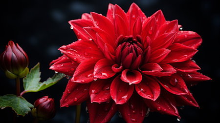 Closeup beautiful Flower, Colorful flower for greeting cardの素材