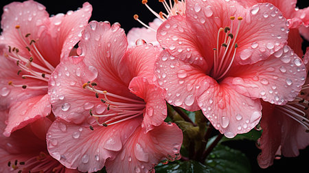 Closeup beautiful Flower, Colorful flower for greeting cardの素材