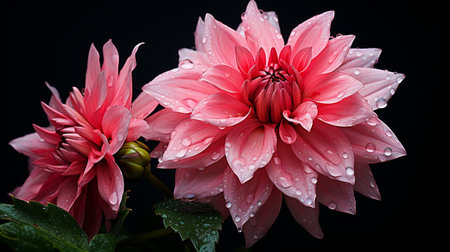 Closeup beautiful Flower, Colorful flower for greeting cardの素材