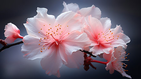 Closeup beautiful Flower, Colorful flower for greeting cardの素材