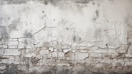 Old grunge wall background or texture. Cracked concrete vintage wallの素材