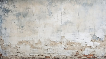 Old weathered grunge wall background. Cracked concrete vintage wall backgroundの素材