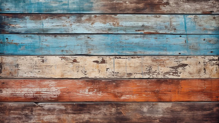 Old painted wood wall - texture or background. Close-up.の素材