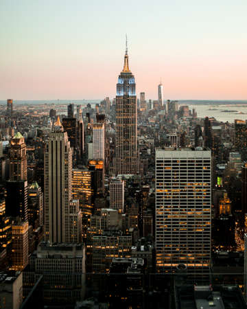 New York Sunsetのeditorial素材