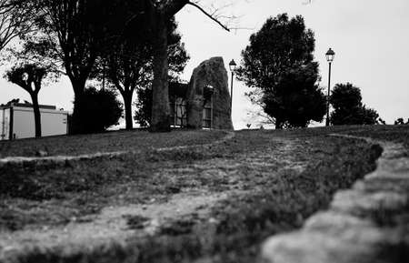 view of ancient parkの写真素材