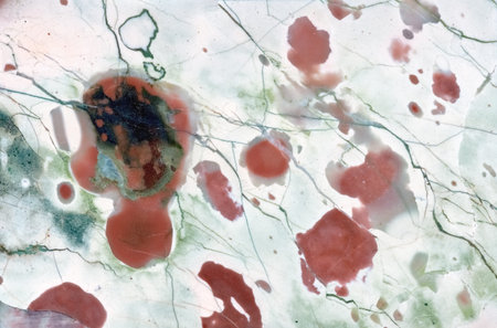 Texture on cut surface of jasper