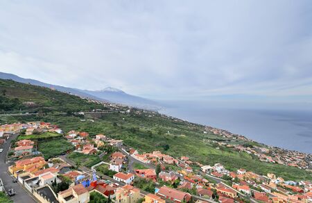 View of north coast of Tenerife, Canary Islands - Spainの写真素材
