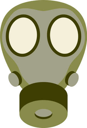 Abstract gas mask vector illustrationのイラスト素材