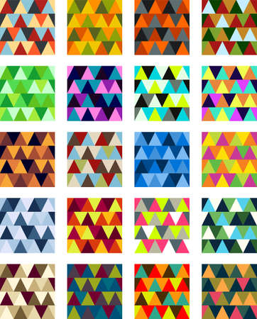 Colorful abstract geometric seamless  patternのイラスト素材