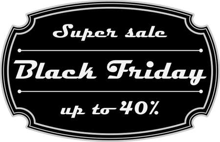 Black friday sales badgeのイラスト素材