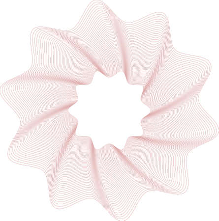 Editablbe gullioche vector patternのイラスト素材