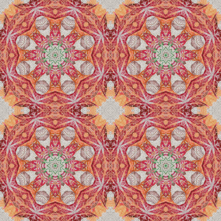 Artistic background, seamless abstract floral pattern, paintings on canvas