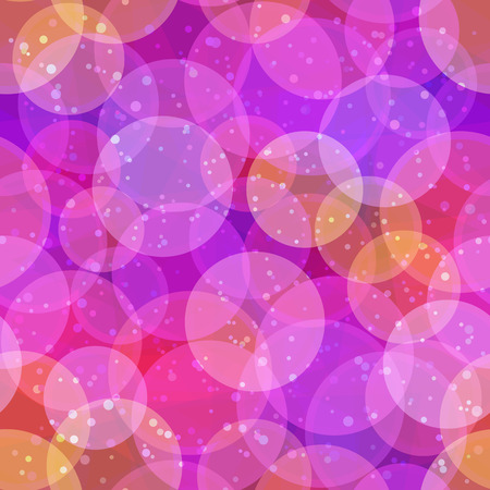 Seamless Abstract Background, Colorful Geometrical Figures, Circles and Rings. Eps10, Contains Transparencies. Vectorのイラスト素材