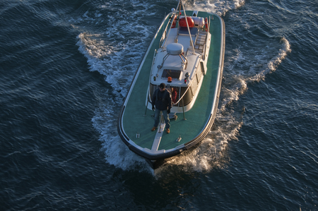 pilot boatのeditorial素材