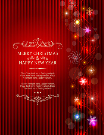 Beautiful christmas background.のイラスト素材