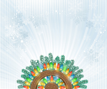 magic christmas background.のイラスト素材