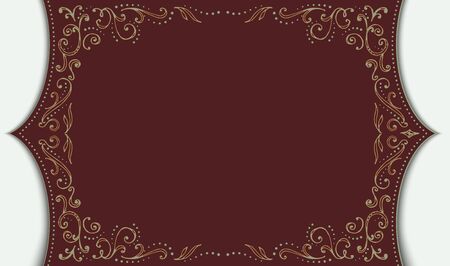 hand-drawing vintage flourishes and frames.のイラスト素材