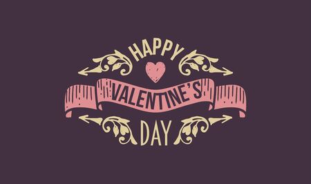 valentine's day post card.のイラスト素材