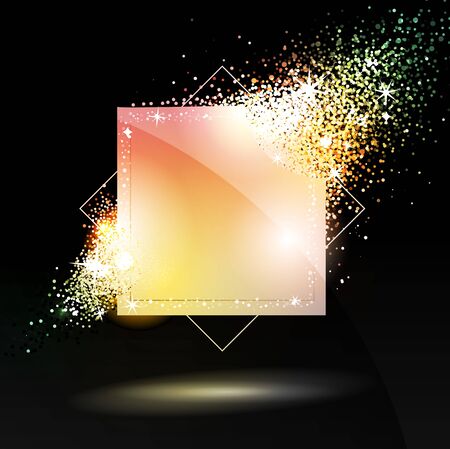 background with crumbling object. Ai eps 10. File grouped and layered.のイラスト素材